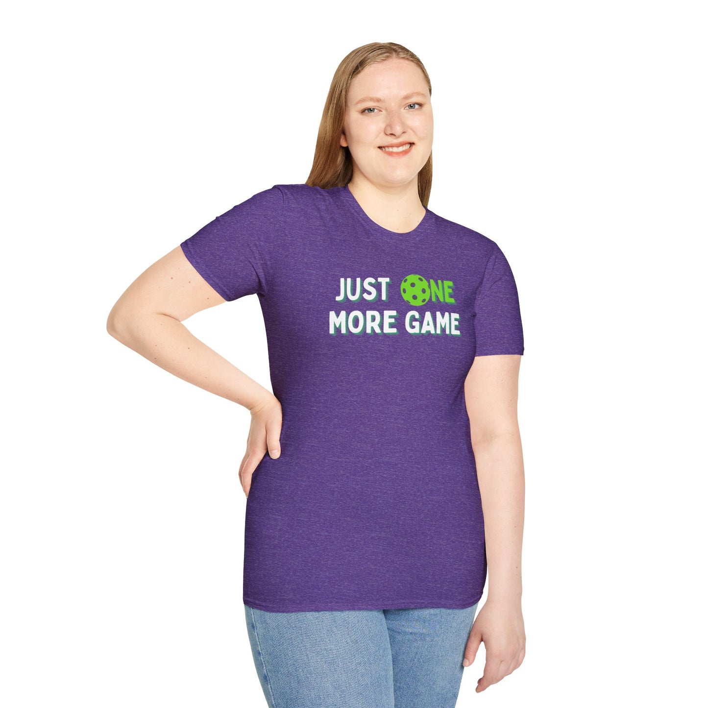 Just One More Game Pickleball - Unisex Softstyle T-Shirt