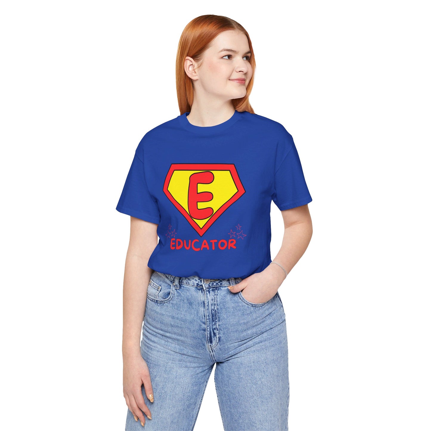 Educator Superhero - Unisex Jersey Short Sleeve Tee