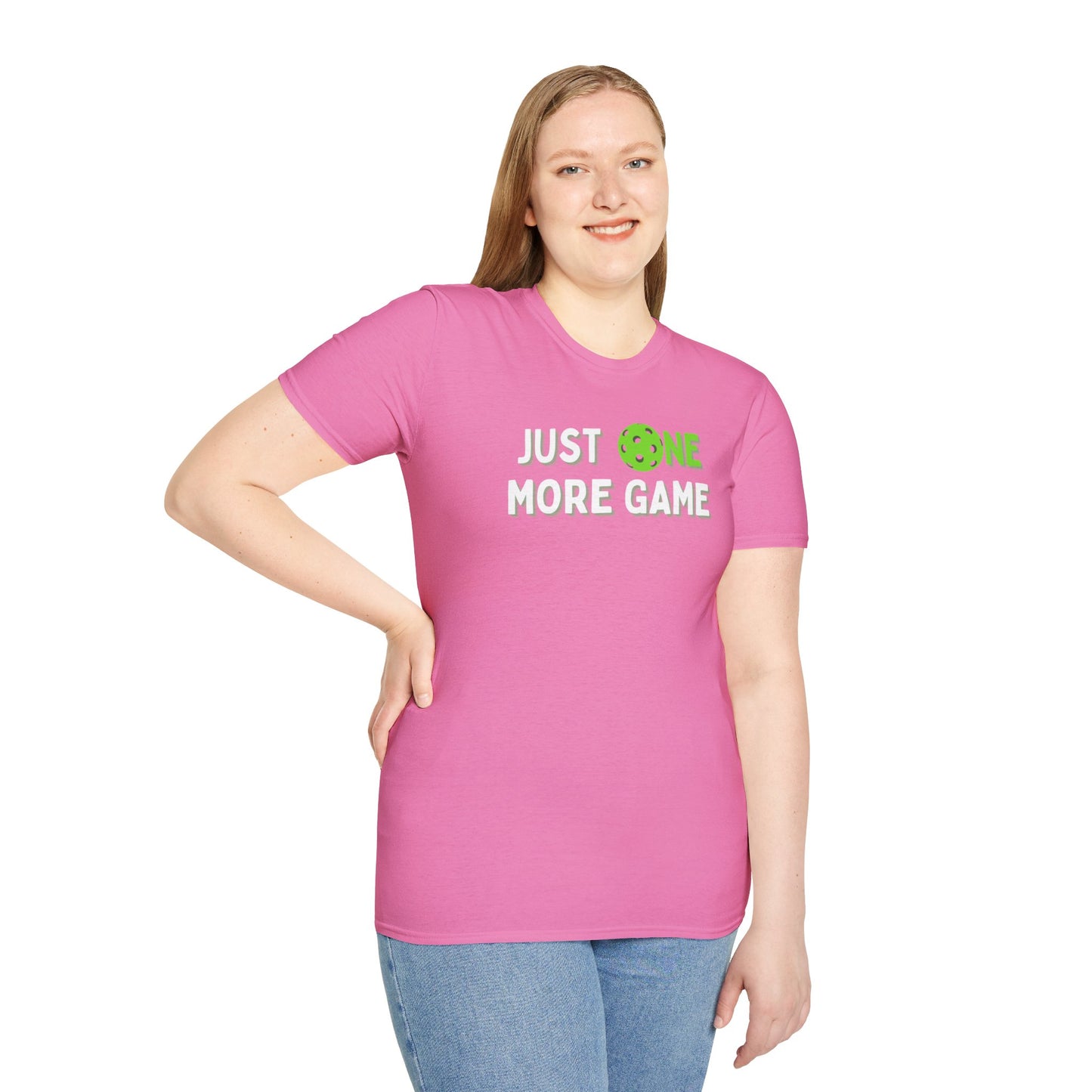 Just One More Game Pickleball - Unisex Softstyle T-Shirt