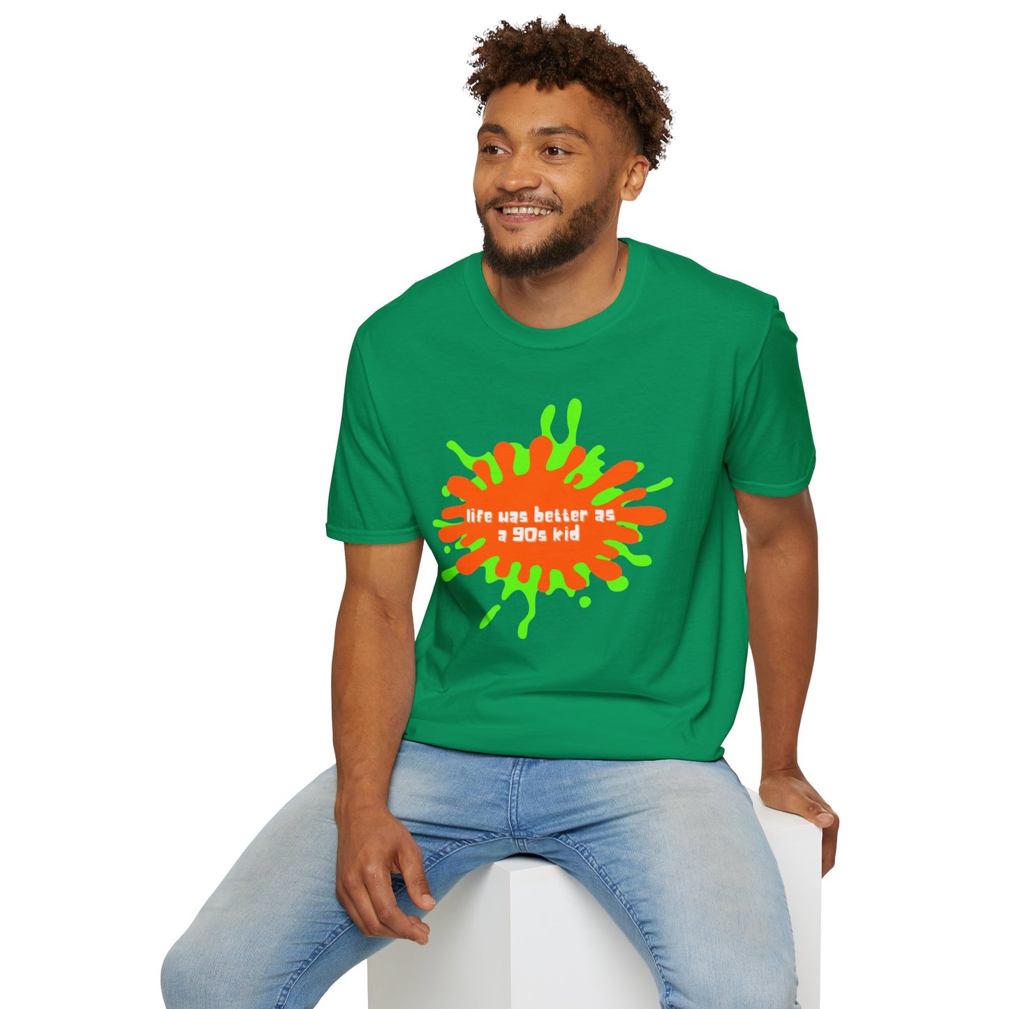 Life was better as a 90s kid Unisex Softstyle T-Shirt