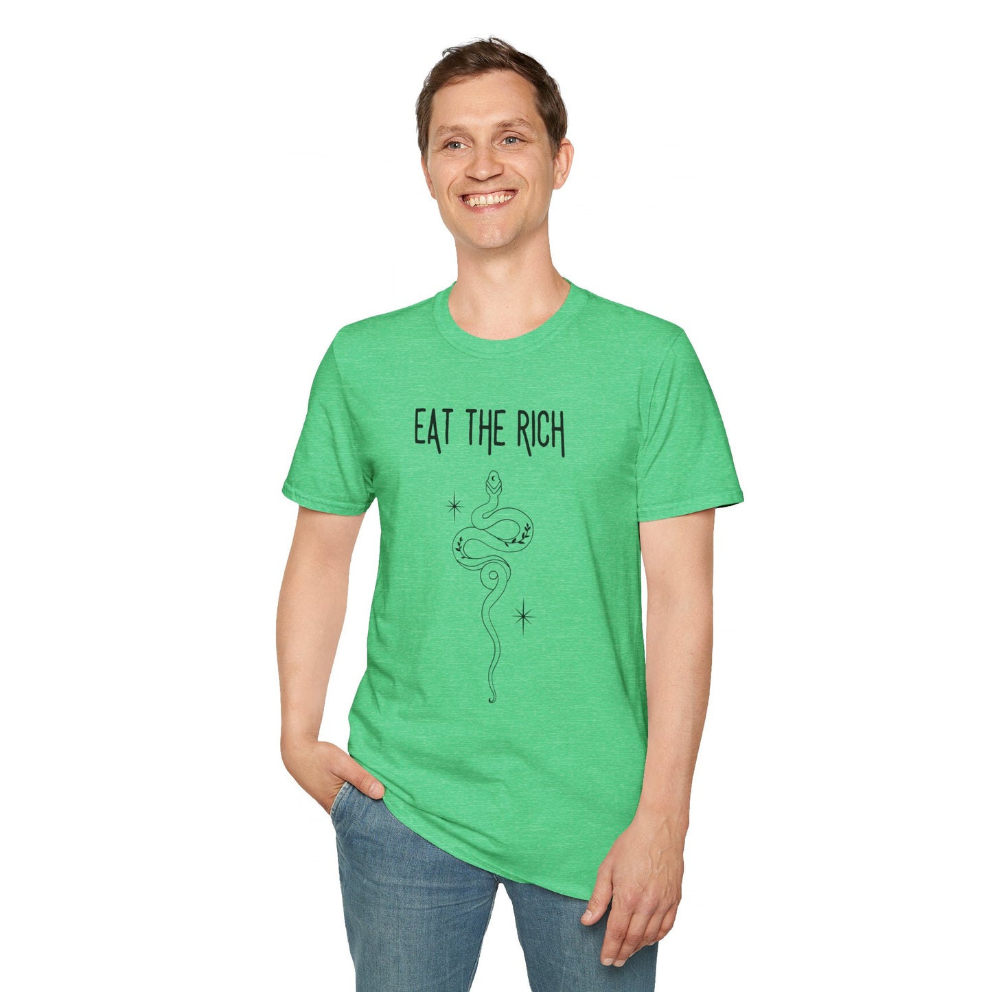 Eat the Rich - Unisex Softstyle T-Shirt