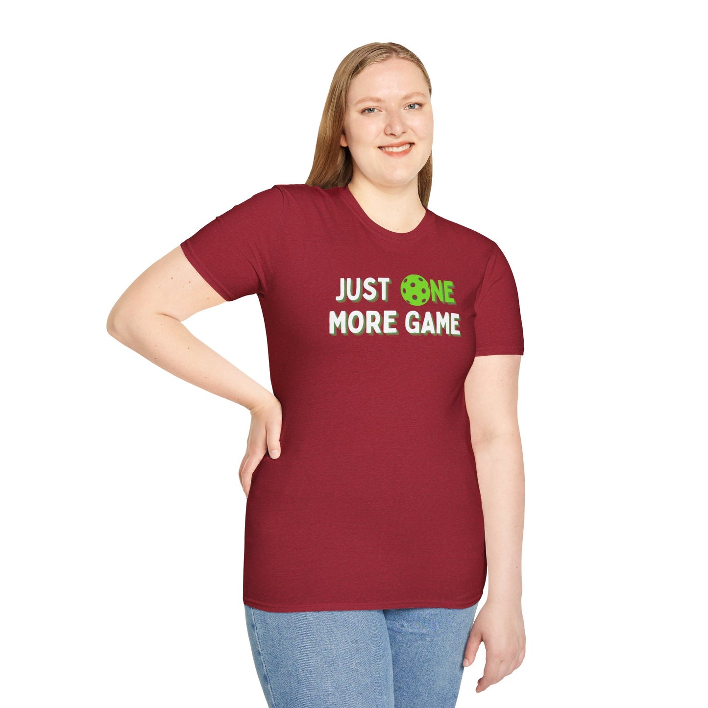 Just One More Game Pickleball - Unisex Softstyle T-Shirt