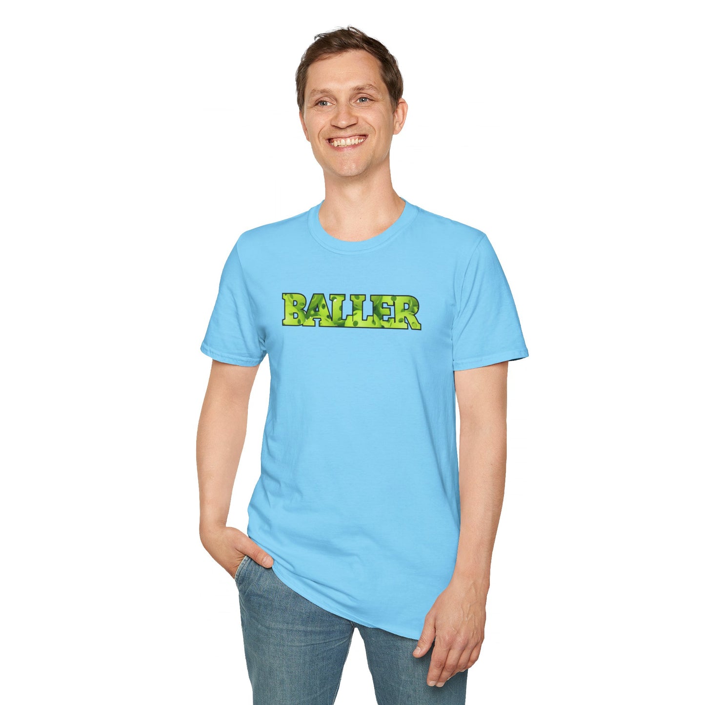 Baller Pickleball - Unisex Softstyle T-Shirt