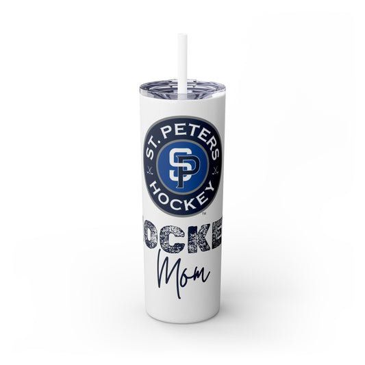 Hockey Mom STP Hockey Club - Skinny Tumbler with Straw, 20oz