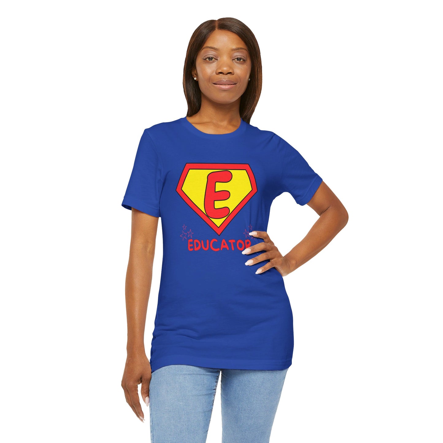 Educator Superhero - Unisex Jersey Short Sleeve Tee