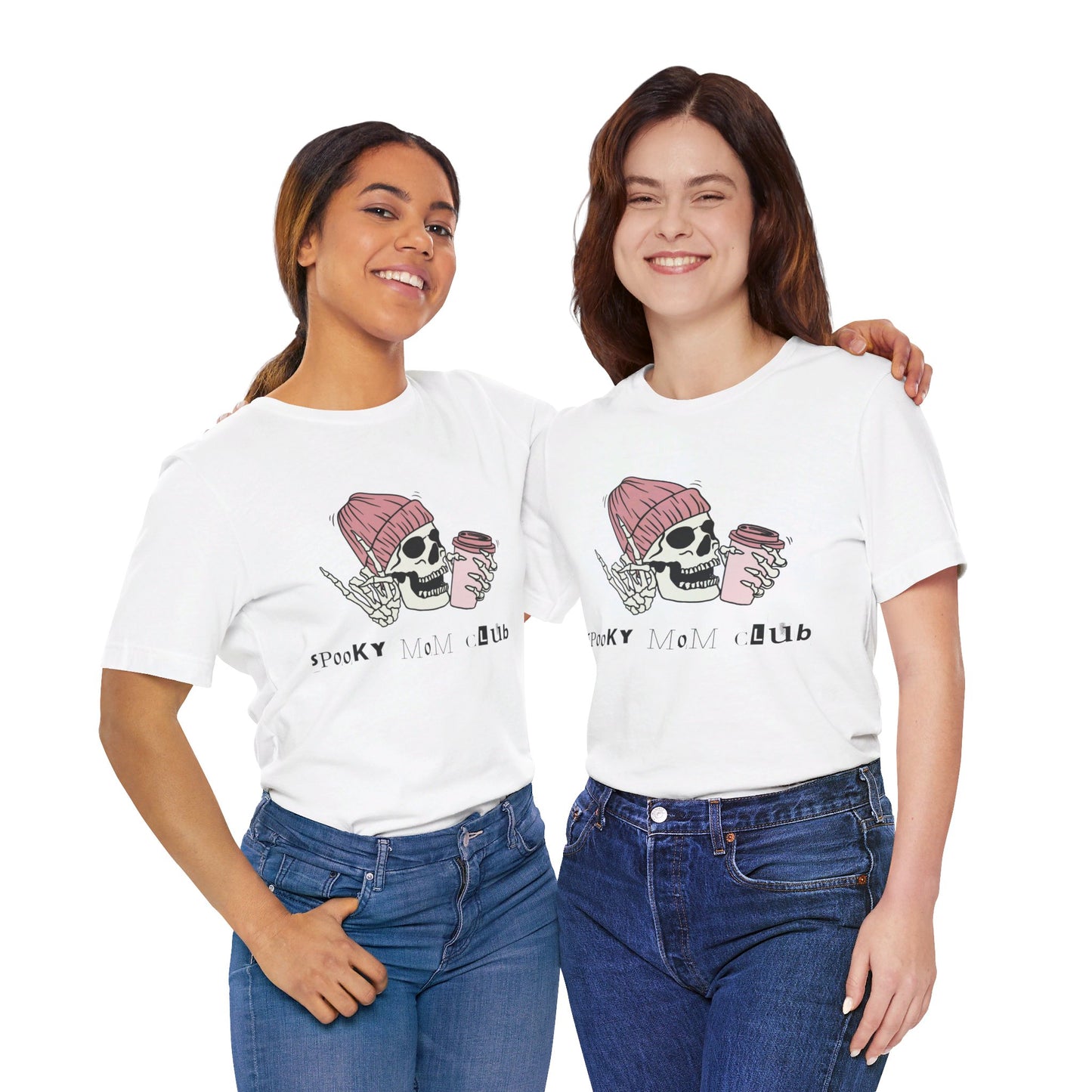 Spooky Mom Club Tshirt - Unisex Jersey Short Sleeve Tee