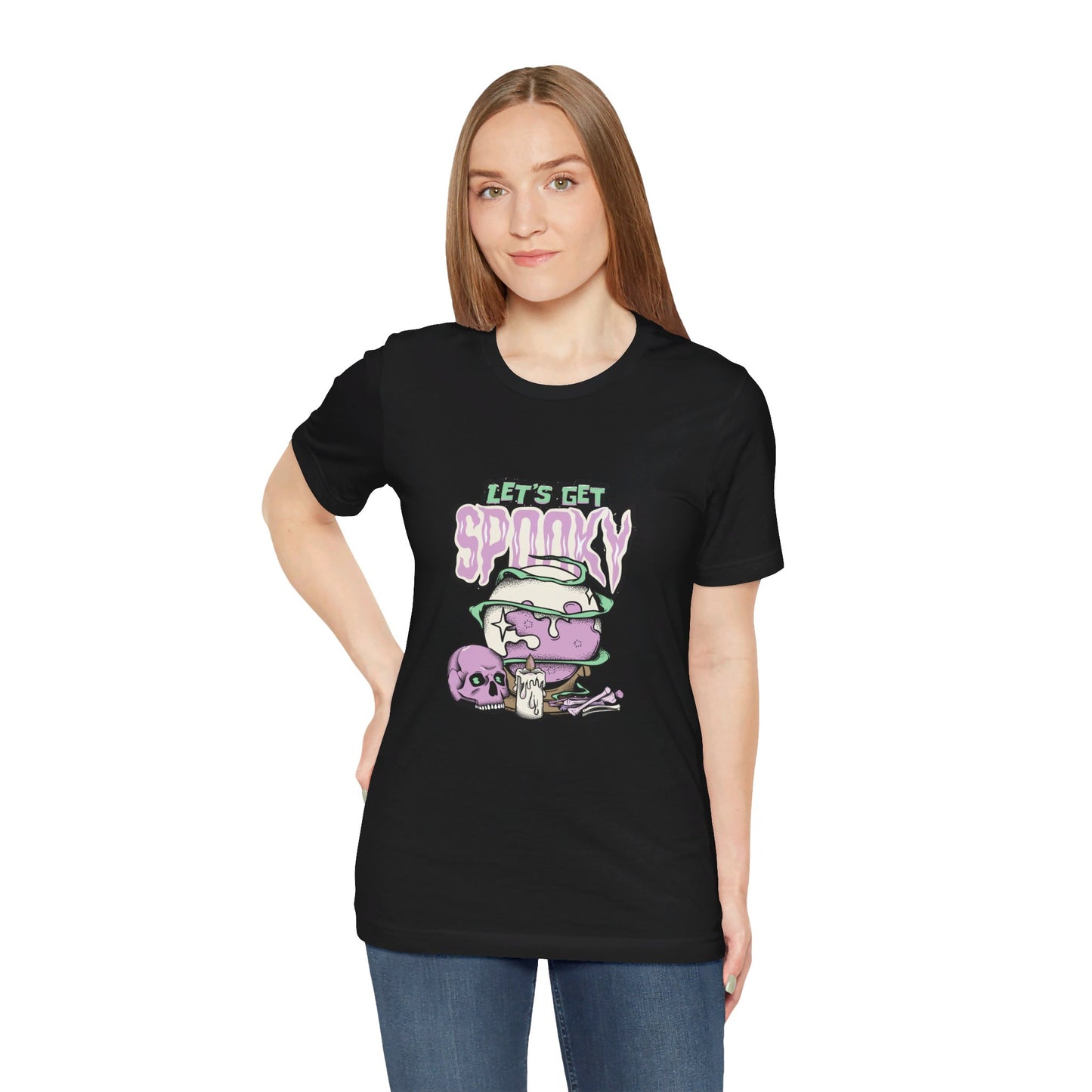 Let's Get Spooky Tshirt - Unisex Jersey Short Sleeve Tee