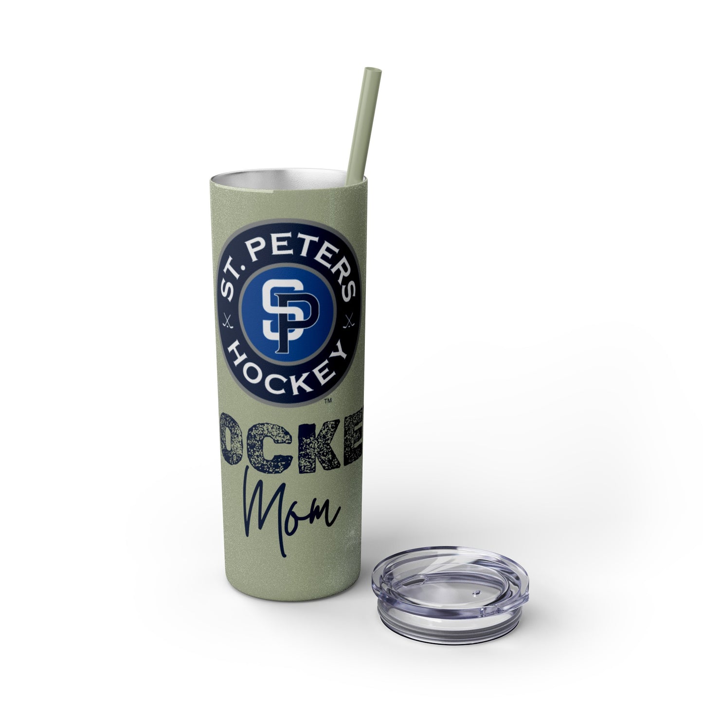 Hockey Mom STP Hockey Club - Skinny Tumbler with Straw, 20oz