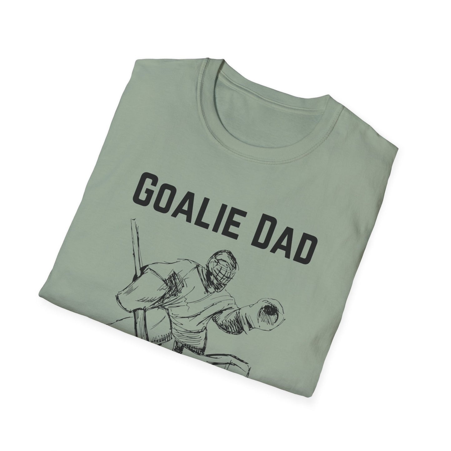 Goalie Dad. We're Built Different. - Unisex Softstyle T-Shirt