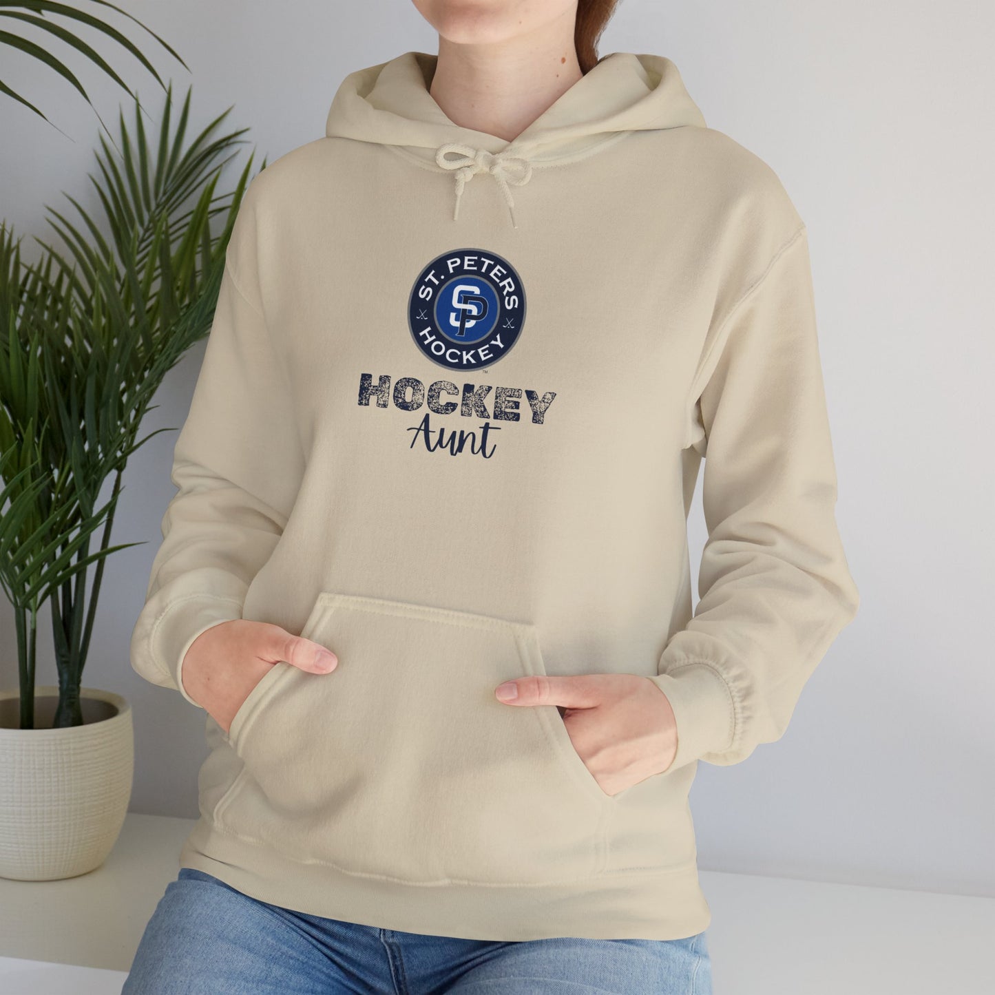 STP Hockey Aunt Hoodie Unisex Heavy Blend™ Hooded Sweatshirt