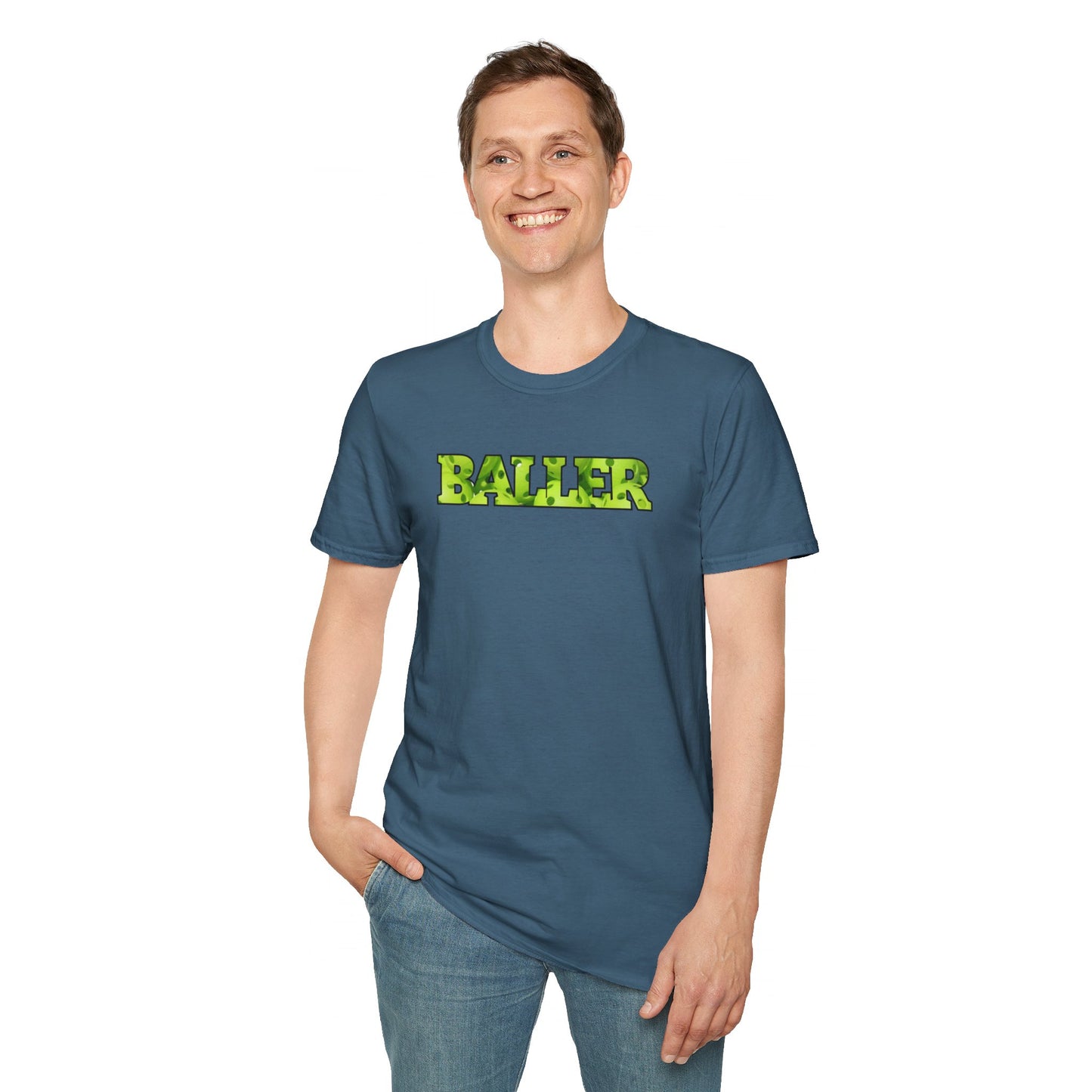 Baller Pickleball - Unisex Softstyle T-Shirt