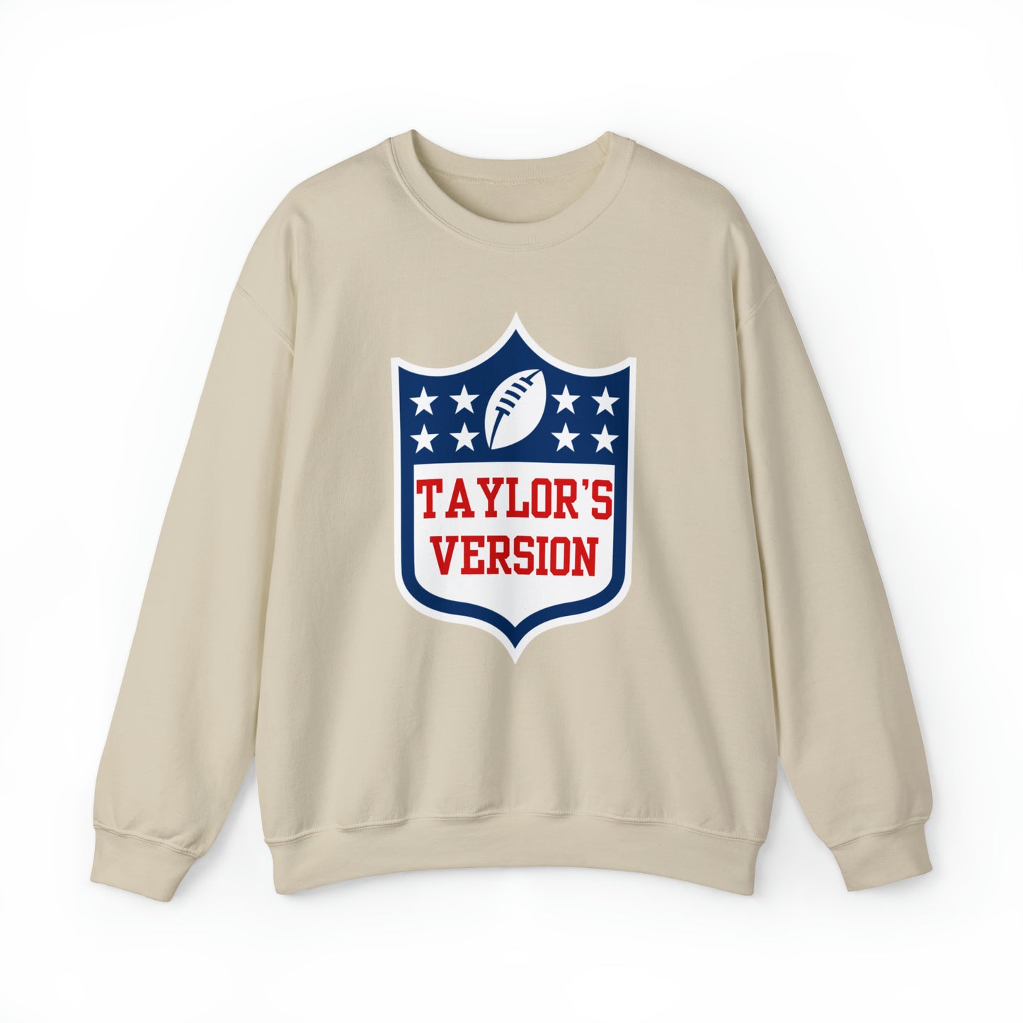 Taylor's Version Football Shirt - Unisex Heavy Blend™ Crewneck Sweatshirt