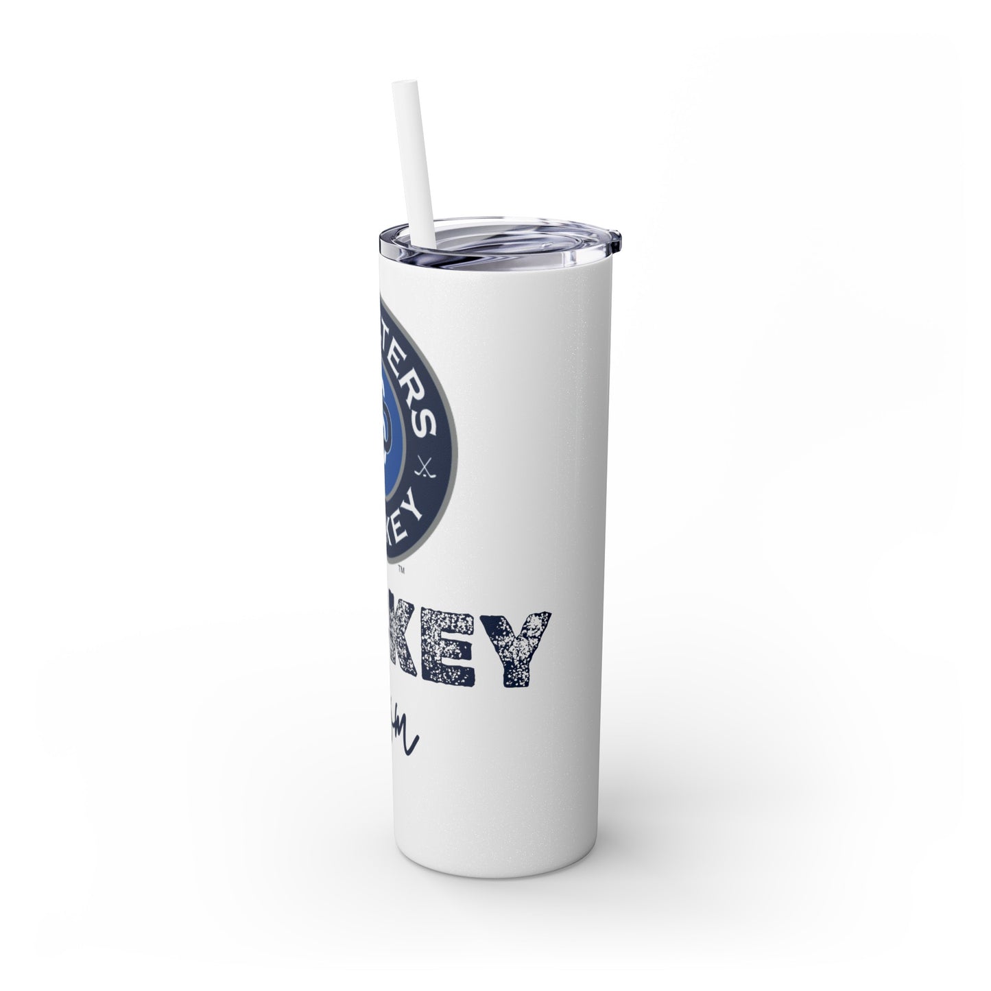 Hockey Mom STP Hockey Club - Skinny Tumbler with Straw, 20oz