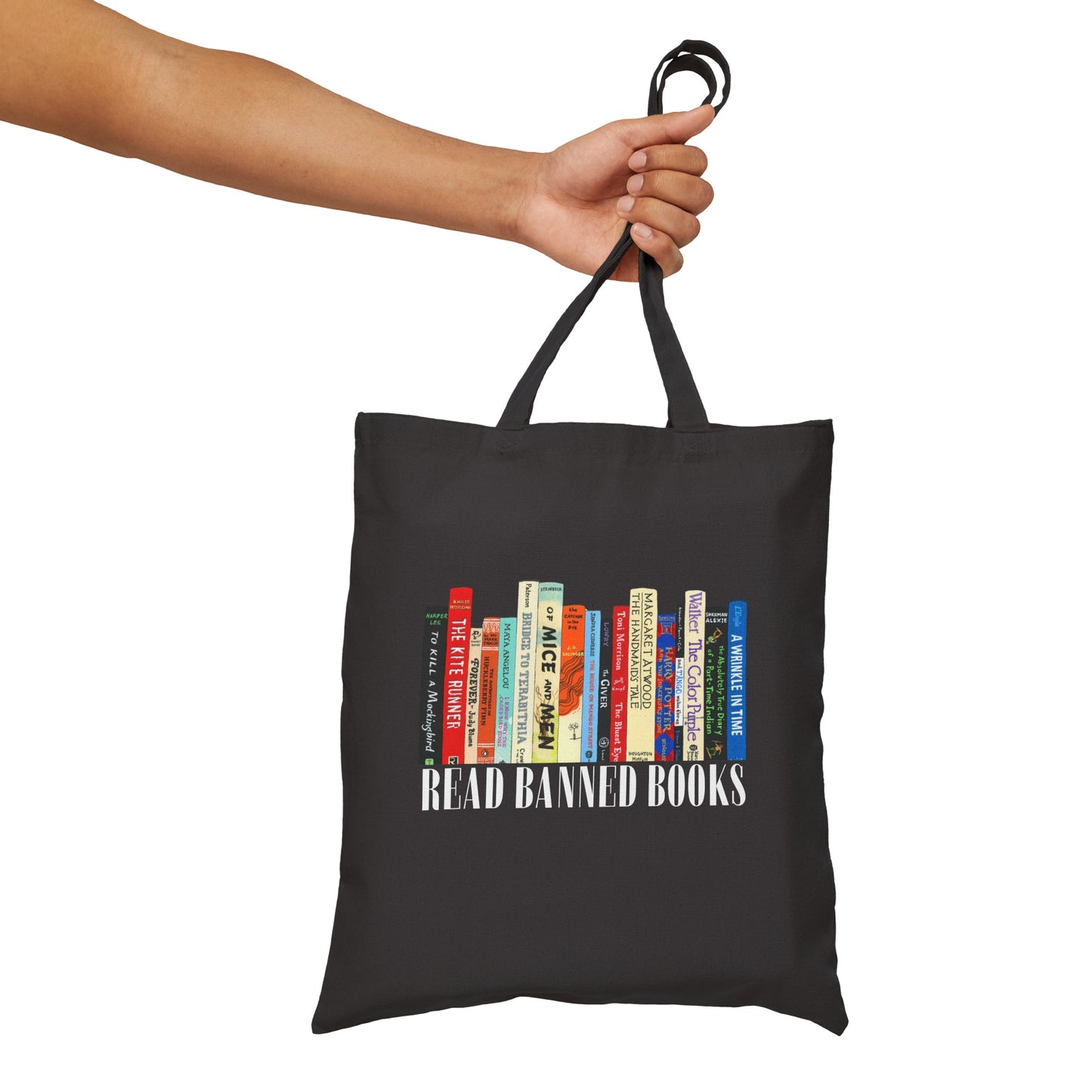 Read Banned Books - Cotton Canvas Tote Bag