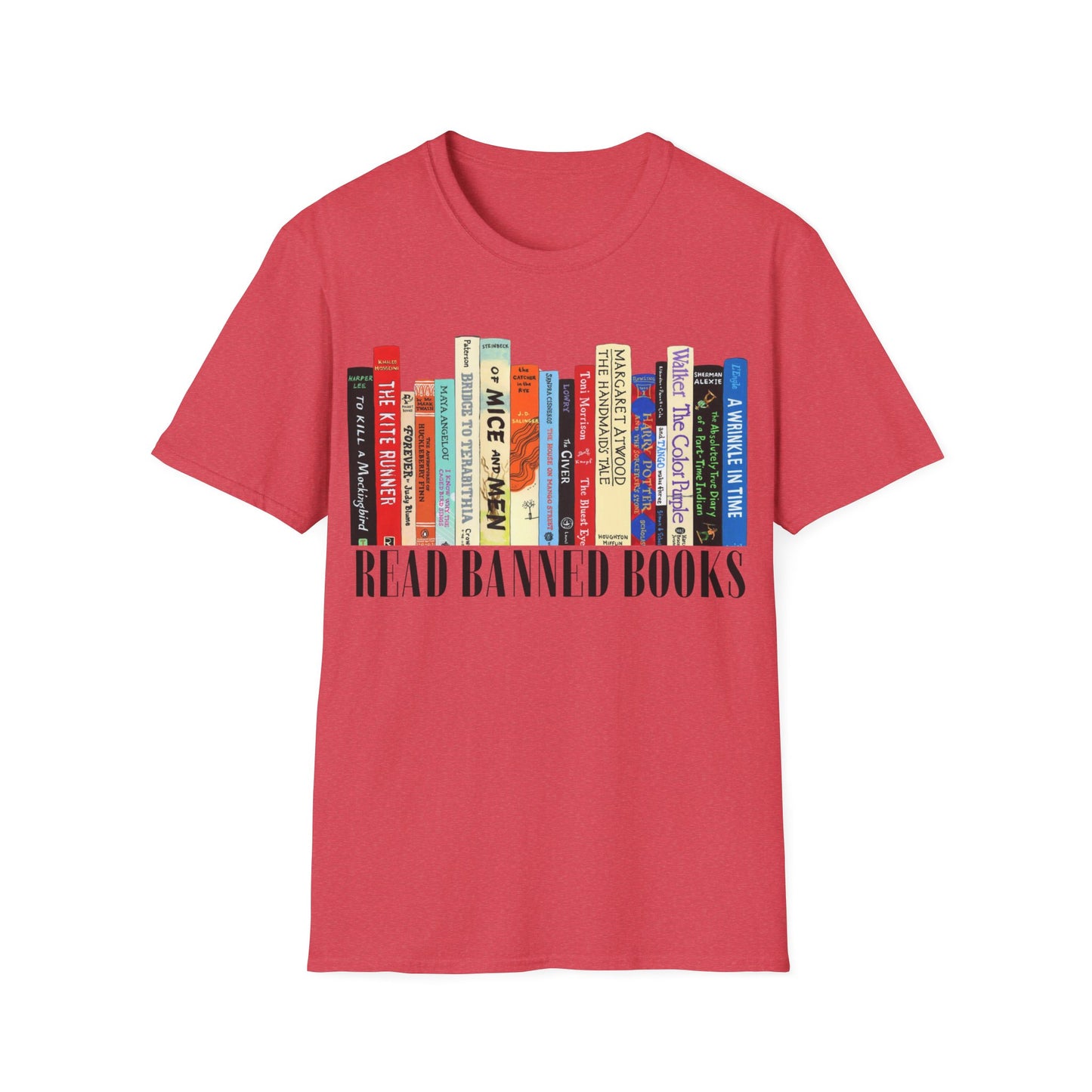 Read Banned Books - Unisex Softstyle T-Shirt