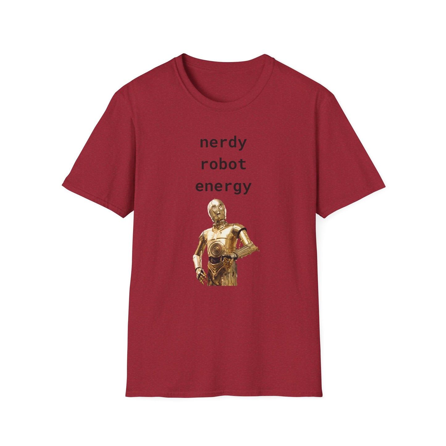 Nerdy Robot Energy - Unisex Softstyle T-Shirt