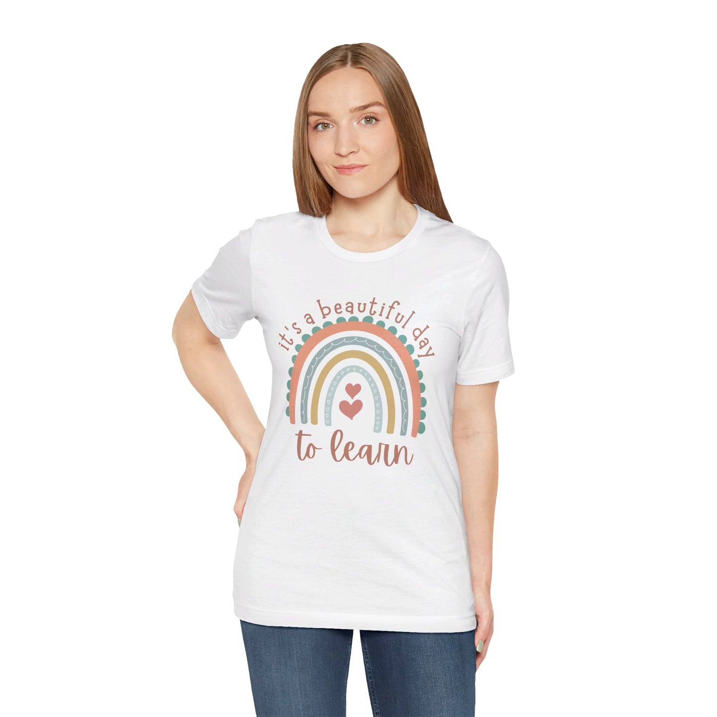 It's a Beautiful Day to Learn Tshirt - Unisex Jersey Short Sleeve Tee