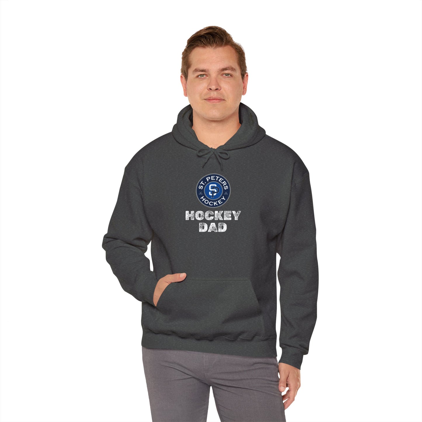 STP Hockey Dad - Unisex Heavy Blend™ Hooded Sweatshirt