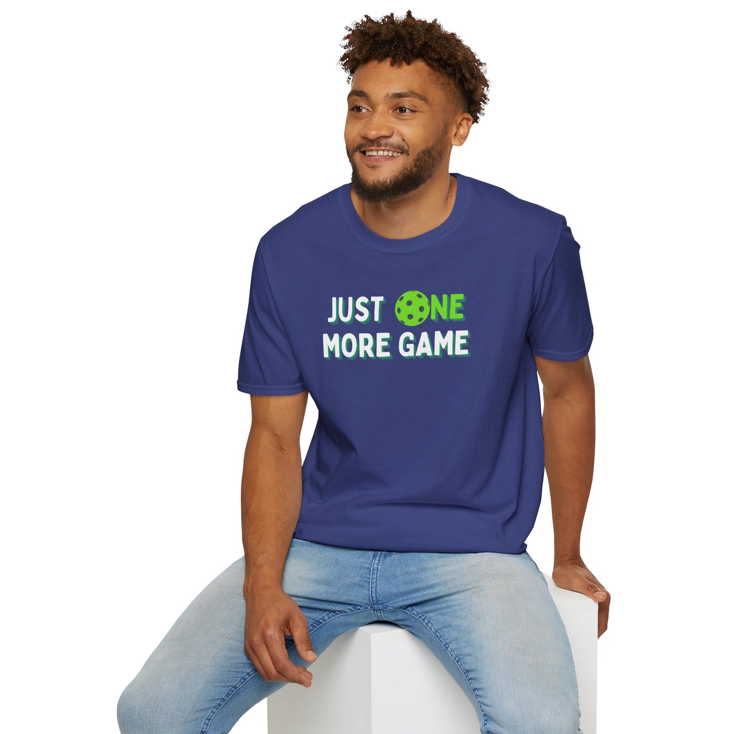 Just One More Game Pickleball - Unisex Softstyle T-Shirt