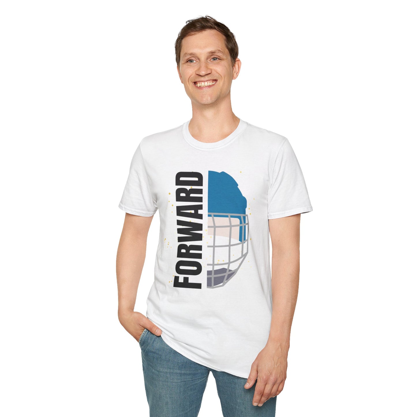 Ice Hockey Forward - Unisex Softstyle T-Shirt