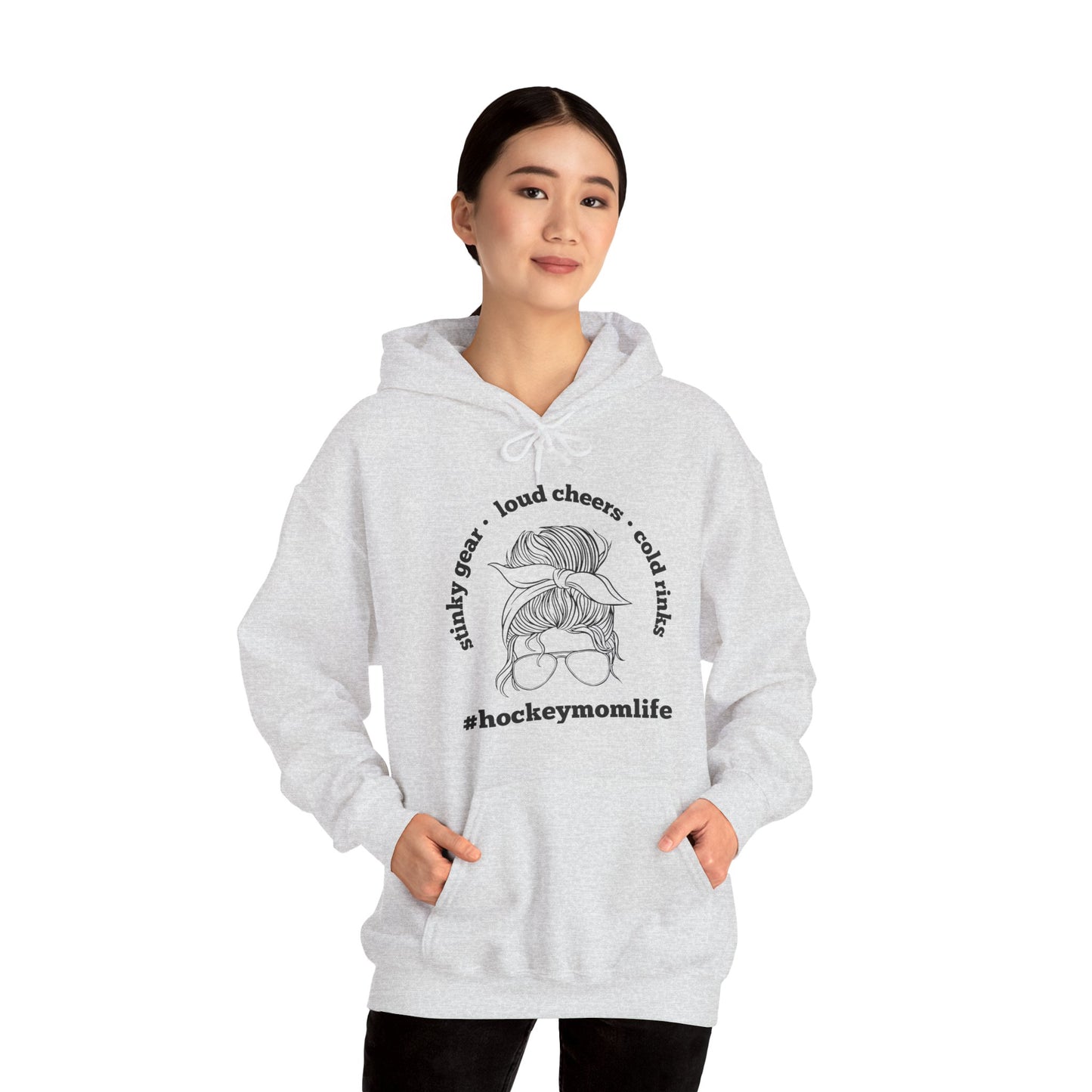 #hockeymomlife Hoodie - Unisex Heavy Blend™ Hooded Sweatshirt